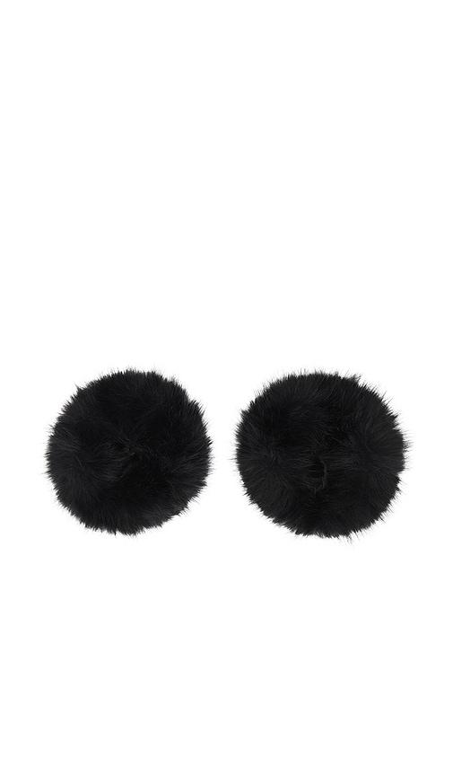 by malene birger elbie wrist cuff in black.
