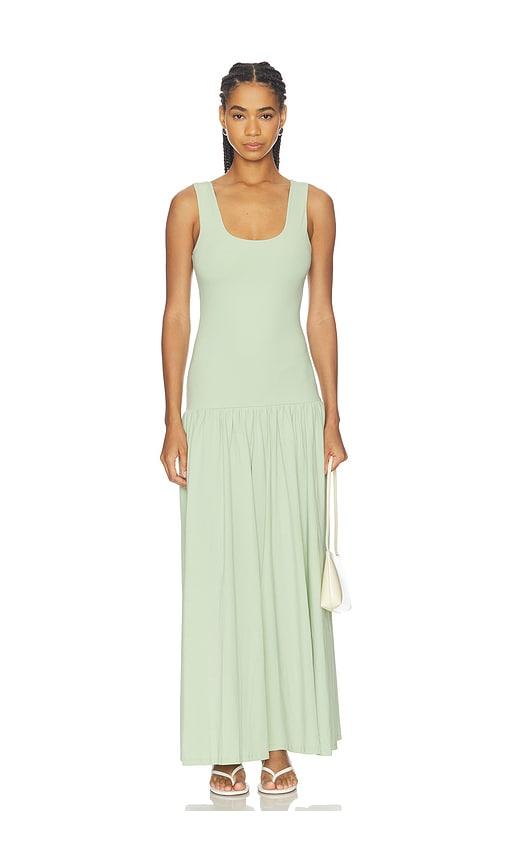by malene birger marcielle dress in sage. - size s (also in xs)