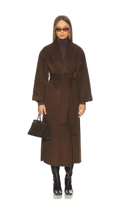 by malene birger trullem coat in brown. - size 32 (also in 36)