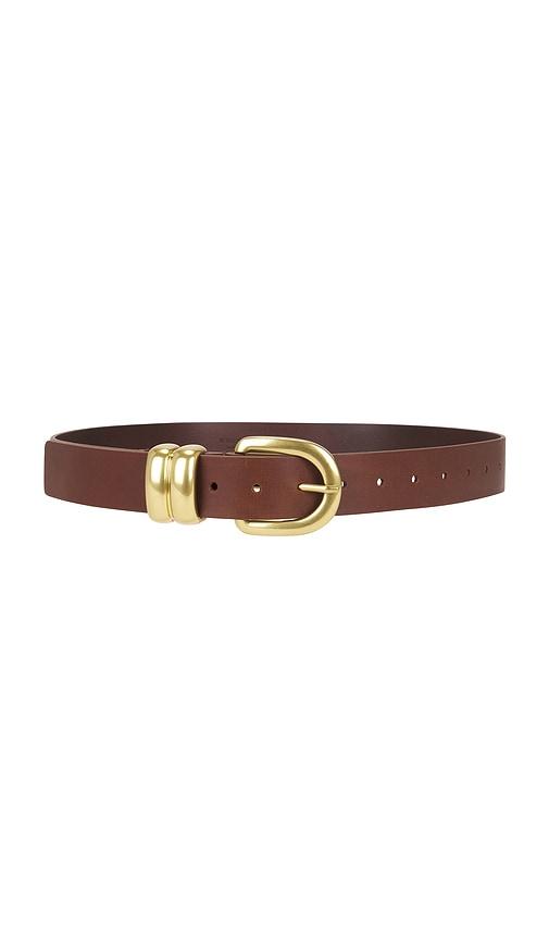by malene birger zoira belt in brown.