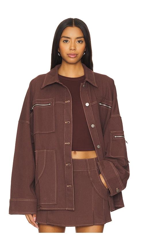 by.dyln avant jacket in brown. - size l (also in s, m, xl)