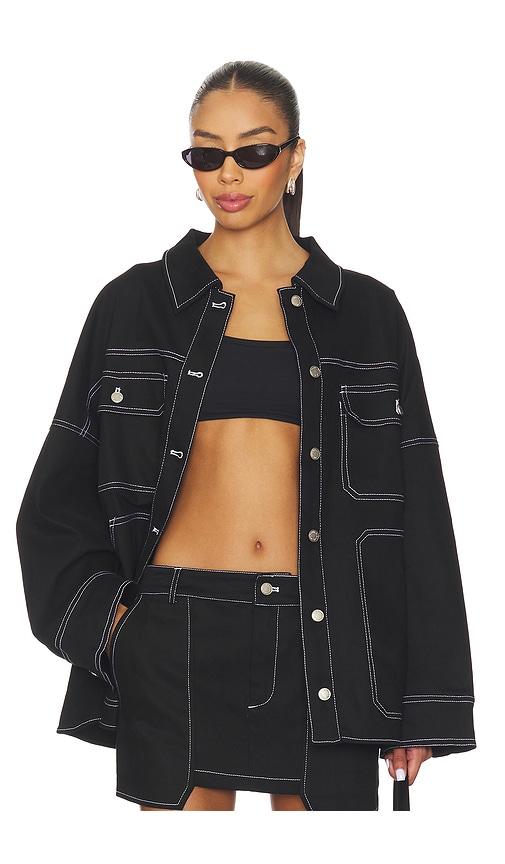 by.dyln cooper jacket in black. - size l (also in xs, s, m)