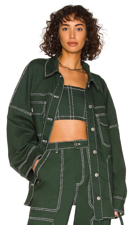 by.dyln cooper jacket in green. - size l (also in xs, s, m, xl)