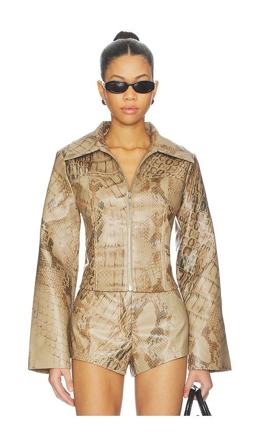 by.dyln gisella jacket in beige. - size m (also in xs, s)