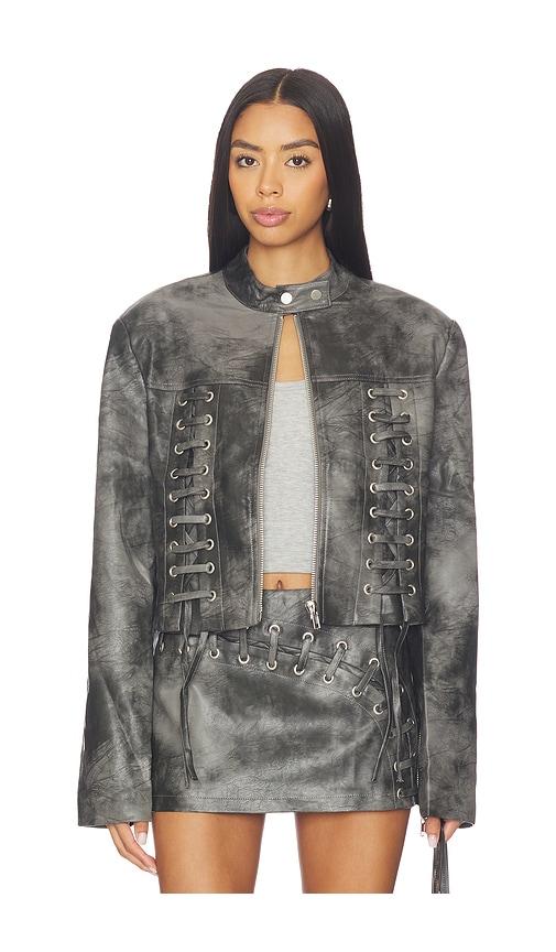 by.dyln karlita jacket in charcoal. - size m (also in xs, s)