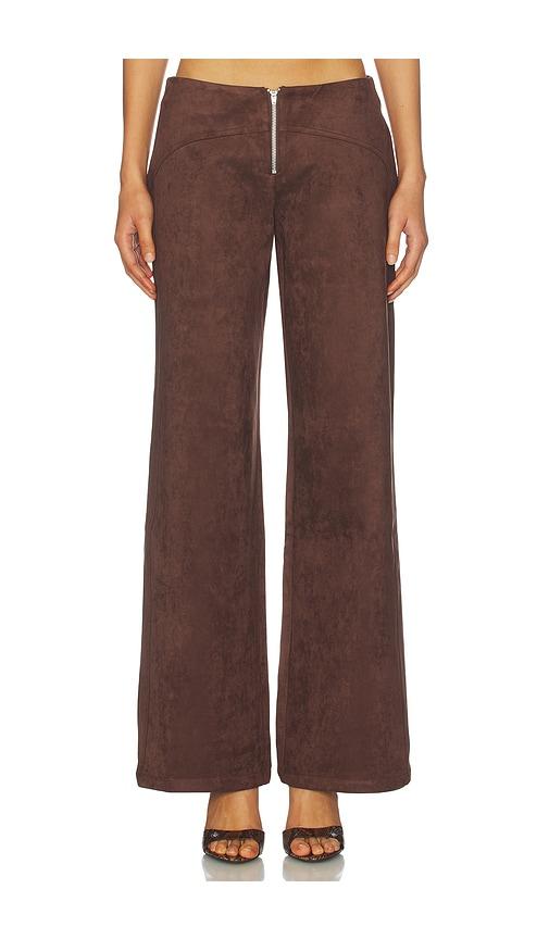 by.dyln lidia straight leg in chocolate. - size l (also in xl)