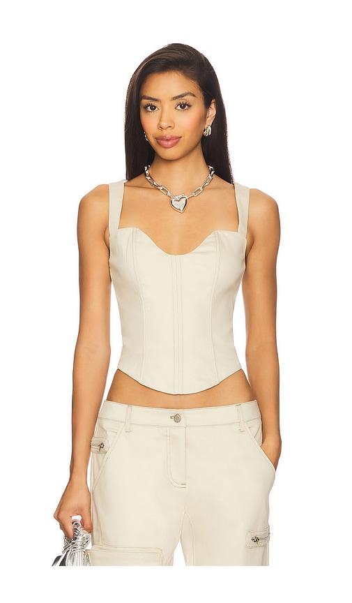 by.dyln lucious bodice in cream. - size l (also in s)