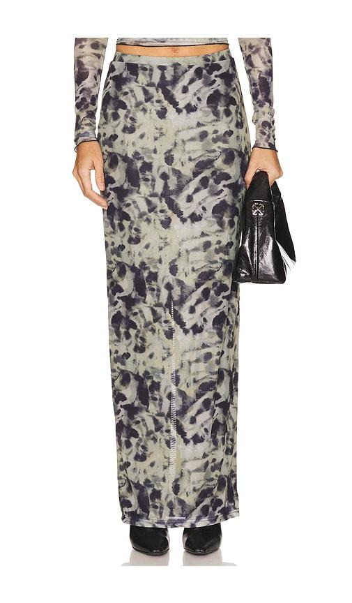 by.dyln maddox maxi skirt in grey. - size m (also in xl, xs)