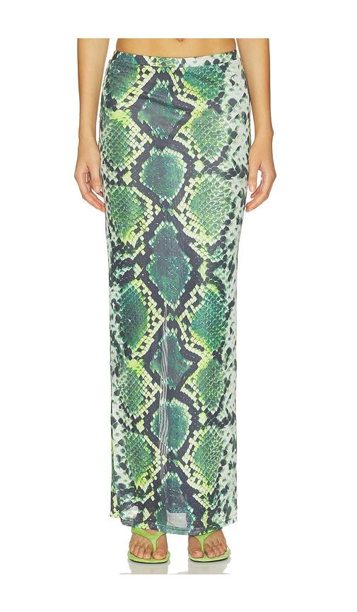by.dyln maddox skirt in green. - size l (also in xs, s, m)