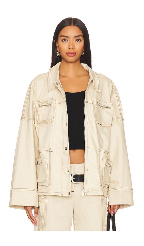 by.dyln mallory jacket in beige. - size l (also in xl)