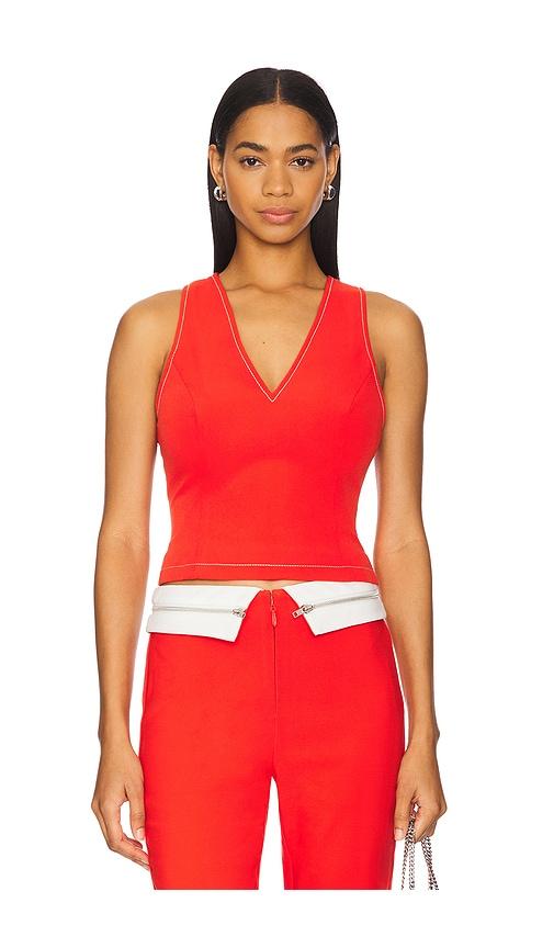 by.dyln miranda top in red. - size m (also in xs, s)
