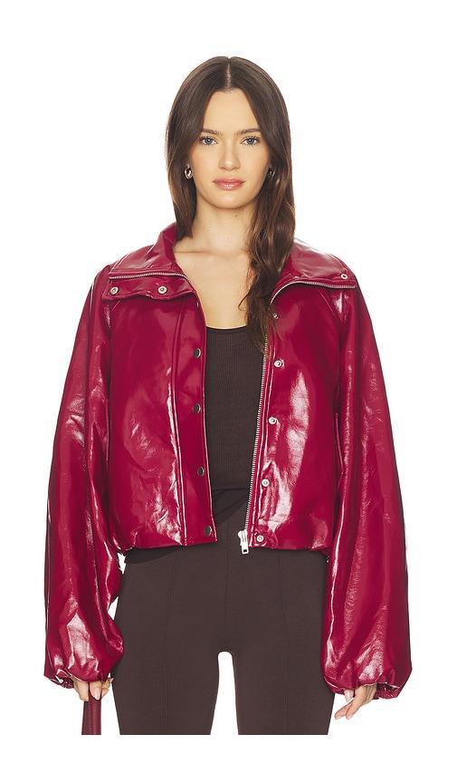 by.dyln selena jacket in red. - size s (also in xs)