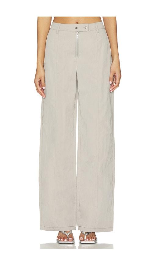 by.dyln tasha wide leg in grey. - size l (also in m, s, xs)