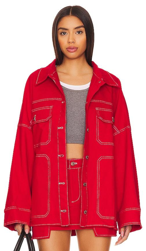 by.dyln x revolve cooper jacket in red. - size l (also in m)