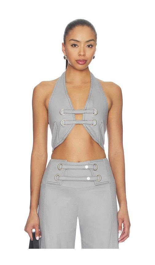 by.dyln x revolve emmett top in grey. - size l (also in xs, s, m, xl)