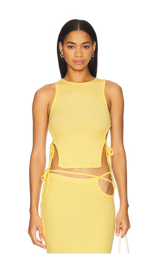 by.dyln x revolve len top in yellow. - size m (also in s)
