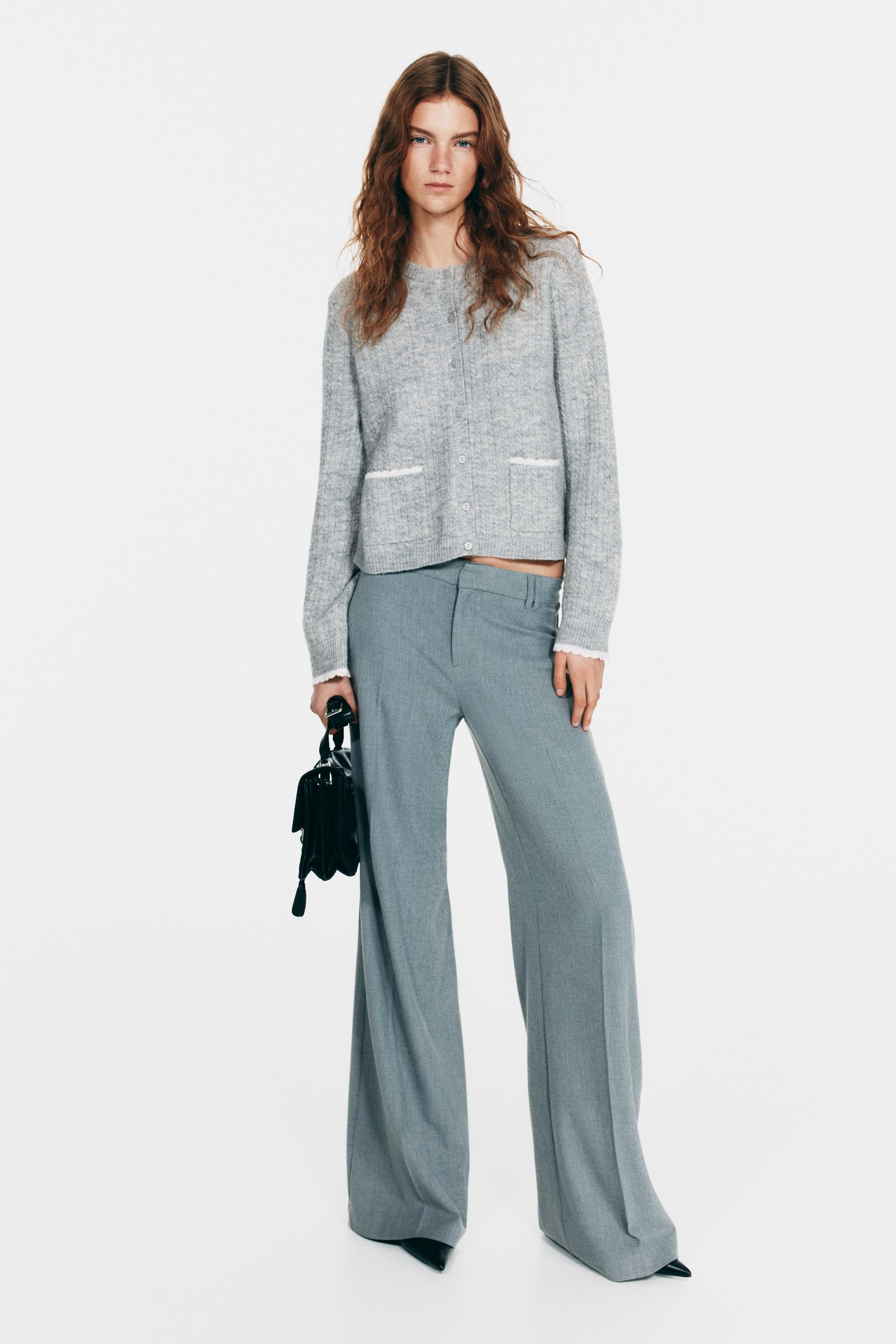 cable-knit cardigan