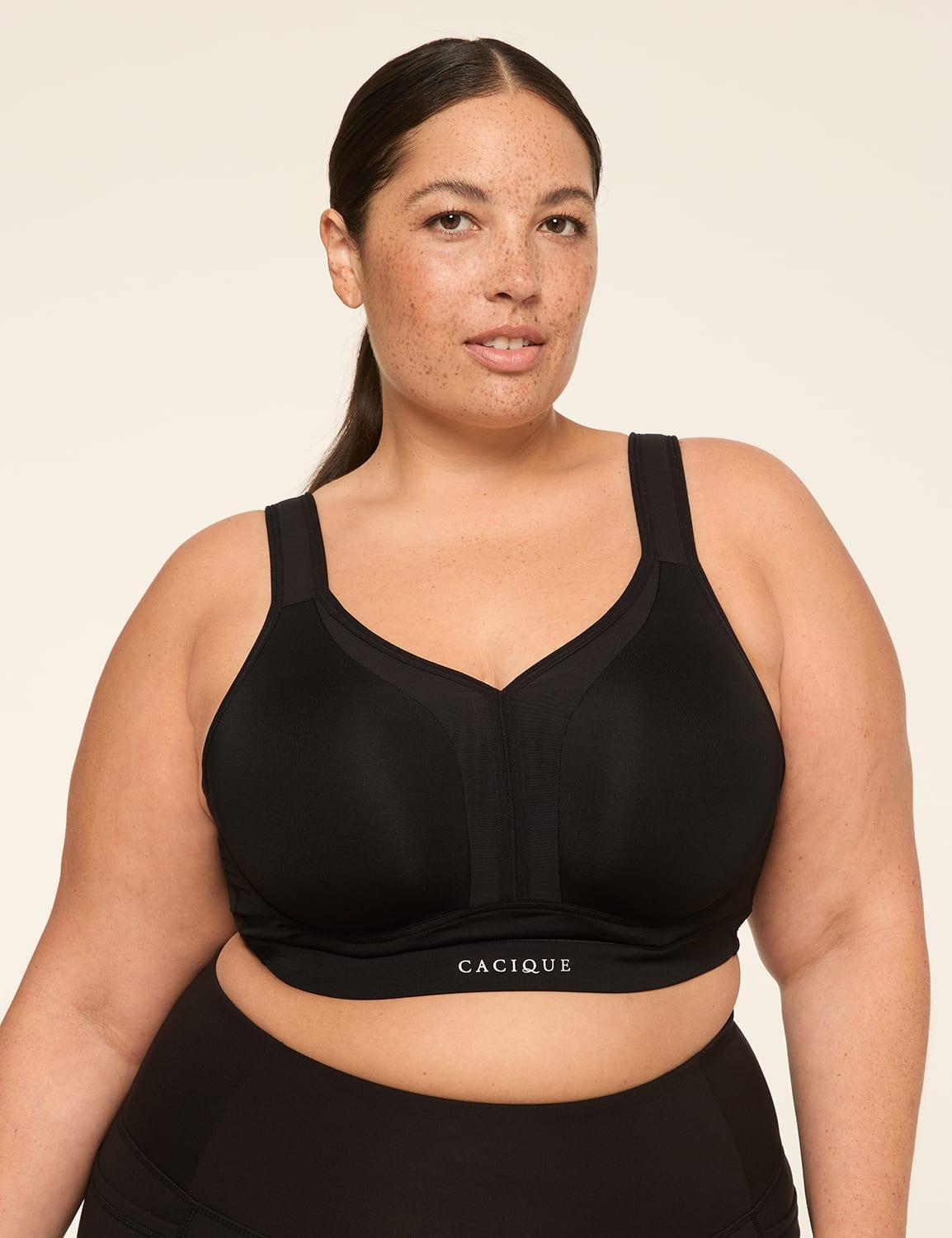 cacique comfort bliss high-impact underwire sports bra