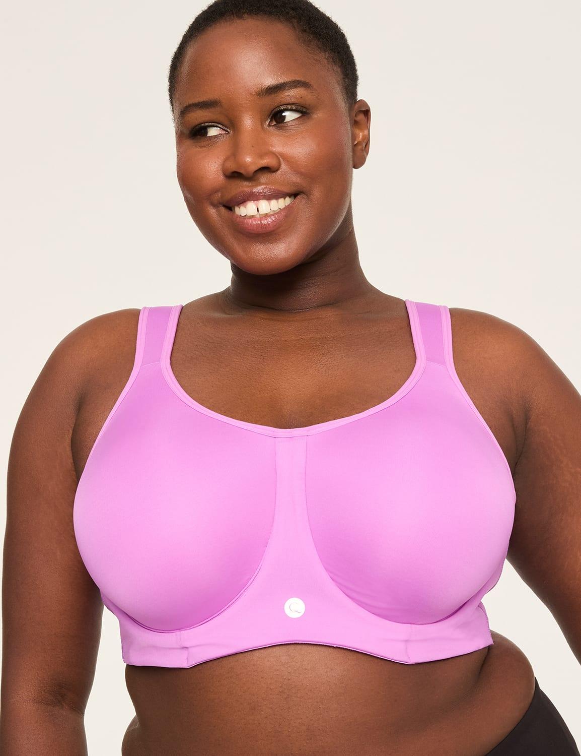 cacique max support high-impact comfort underwire sports bra