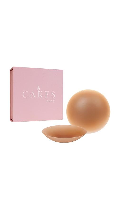 cakes body grippy circles in tan.