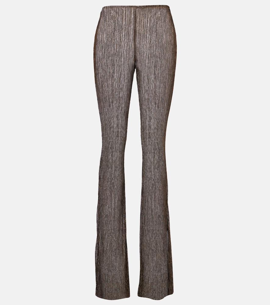 cala de la cruz dries lamé flared pants