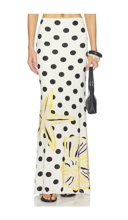 cala de la cruz halia skirt in cream. - size m (also in xl)