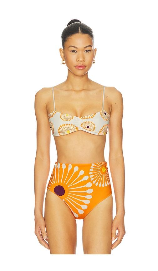 cala de la cruz lilo bikini top in white. - size m (also in xs, s, xl)