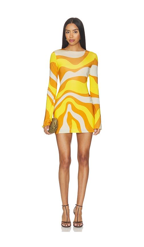 cala de la cruz maisha dress in yellow. - size m (also in xs, s)