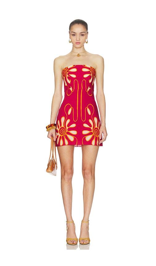 cala de la cruz roma dress in red. - size m (also in xl, xs)