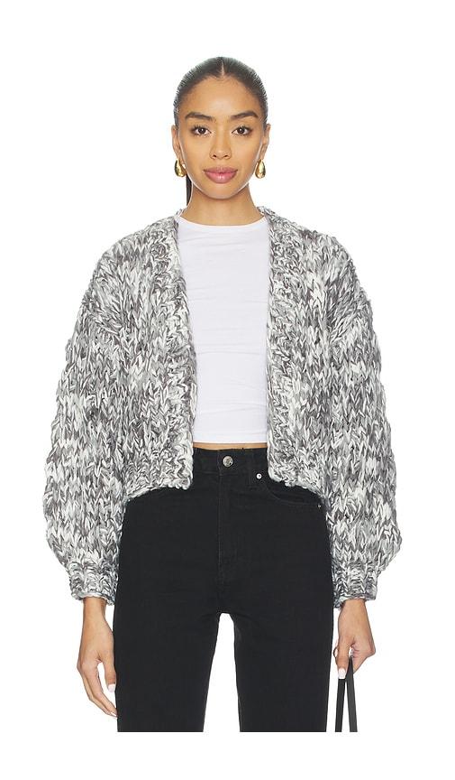 callahan gigi cardigan in grey. - size s (also in xs)