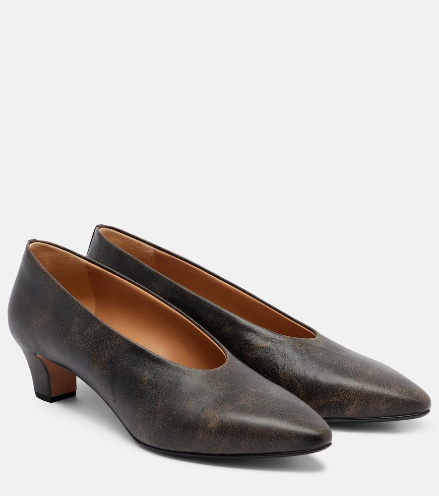 calvin klein collection bri leather pumps