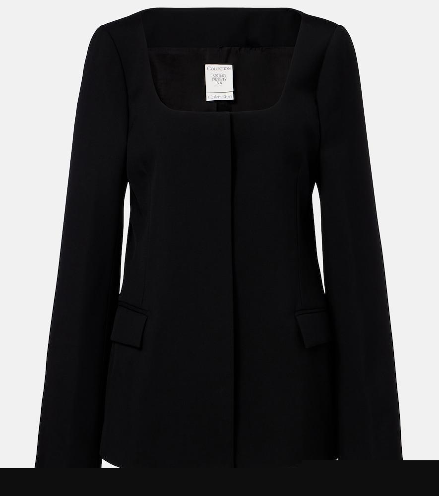 calvin klein collection camille wool jacket