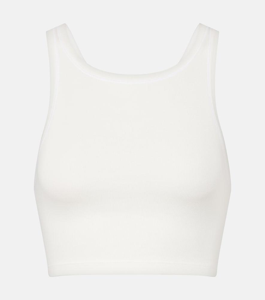 calvin klein collection pamela cotton-blend tank top