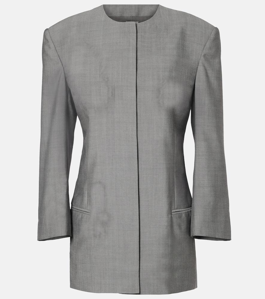 calvin klein collection parker wool jacket