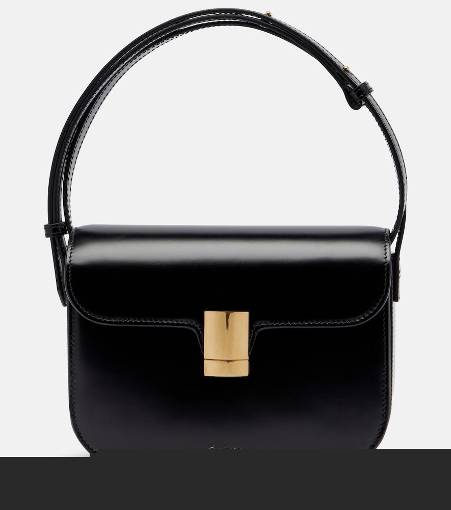 calvin klein collection tilla small leather shoulder bag