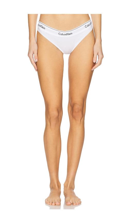 calvin klein underwear icon cotton modal bikini underwear in white. - size l (also in m)