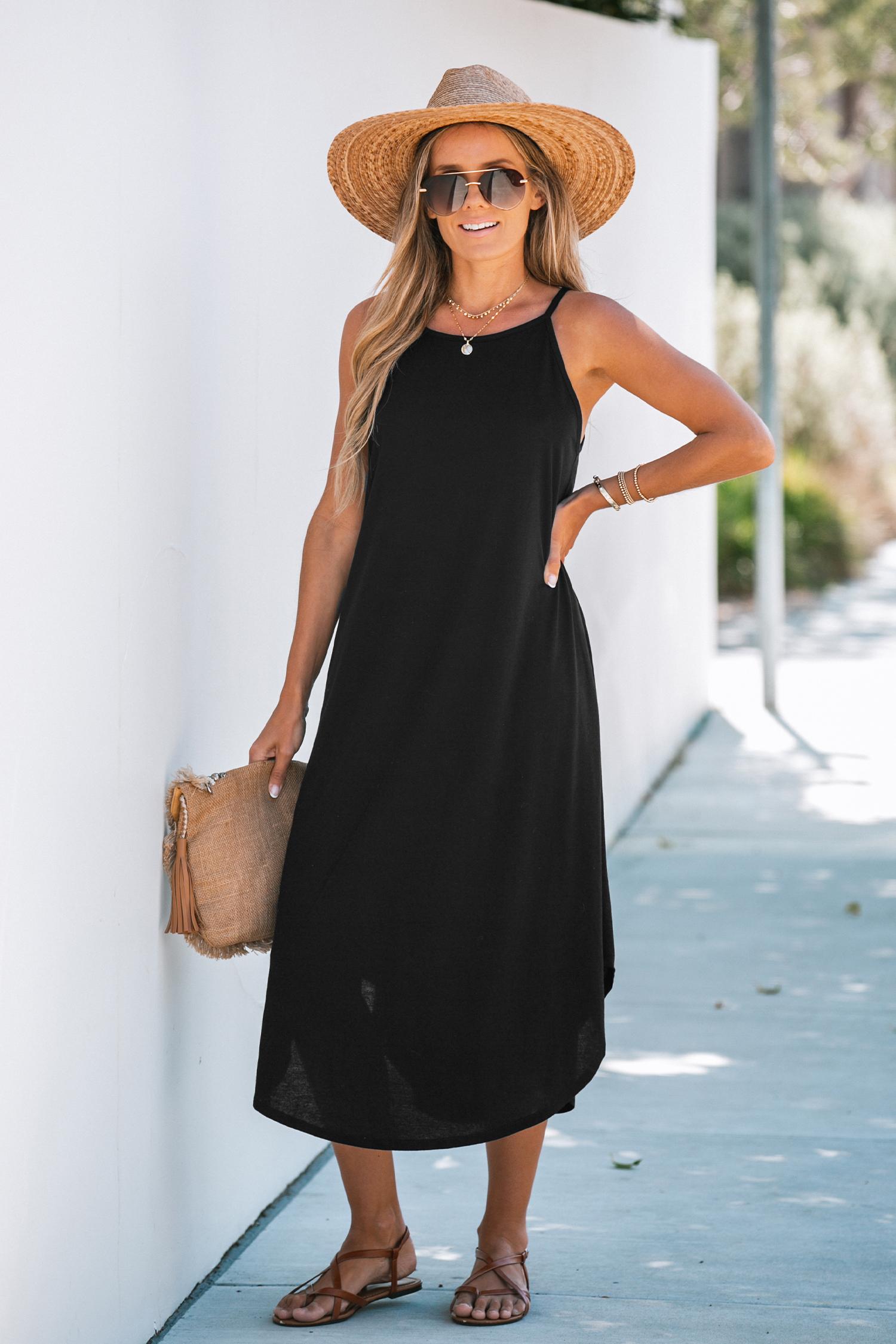 cami maxi dress - l