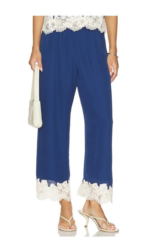 cami nyc gilda chiffon pant in blue. - size l (also in xs, s, m, xl)