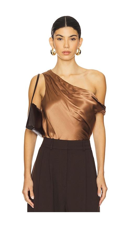 cami nyc kayo top in brown. - size l (also in m, xl)