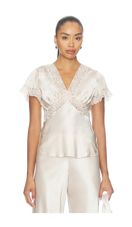 cami nyc romola top in neutral. - size 0 (also in 00, 4, 6, 8)