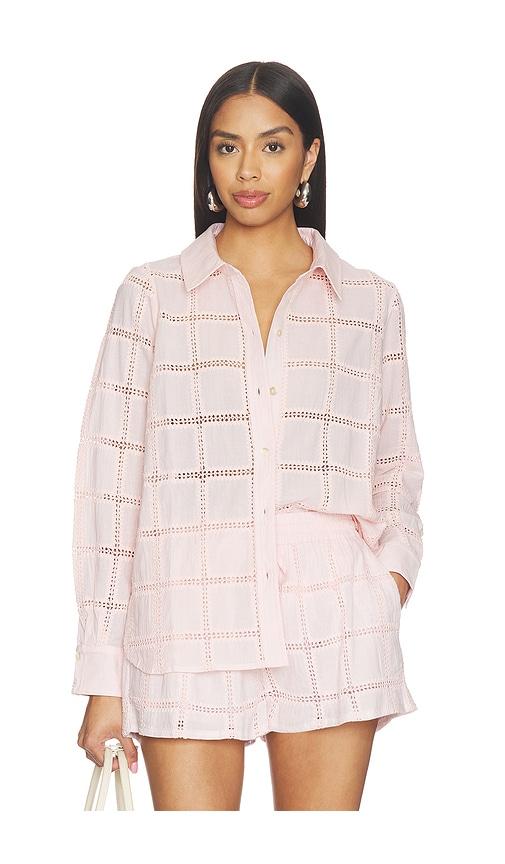 cami nyc tomei cotton top in pink. - size m (also in xxs, xs, s, xl)