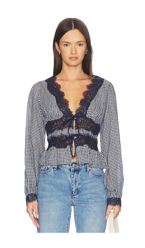 cami nyc veredi blouse in navy. - size s (also in xs)