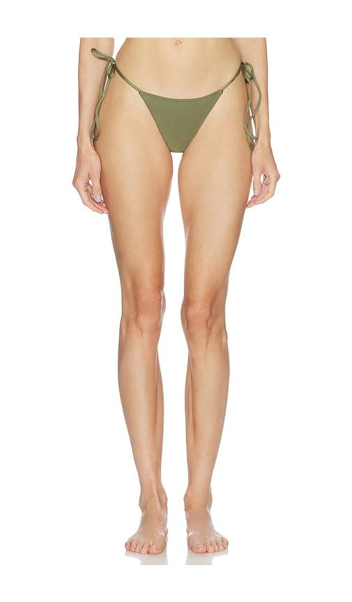 camila coelho albie bottom in sage. - size l (also in xs, s, m, xl)