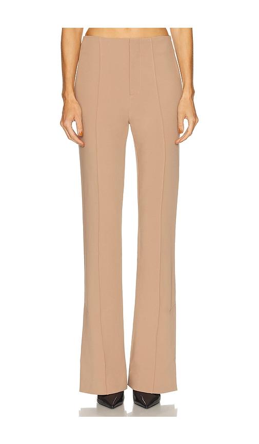 camila coelho amada pant in taupe. - size l (also in xxs, xs, s, m)