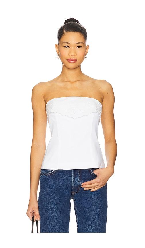 camila coelho ansela top in white. - size l (also in xxs, xl)