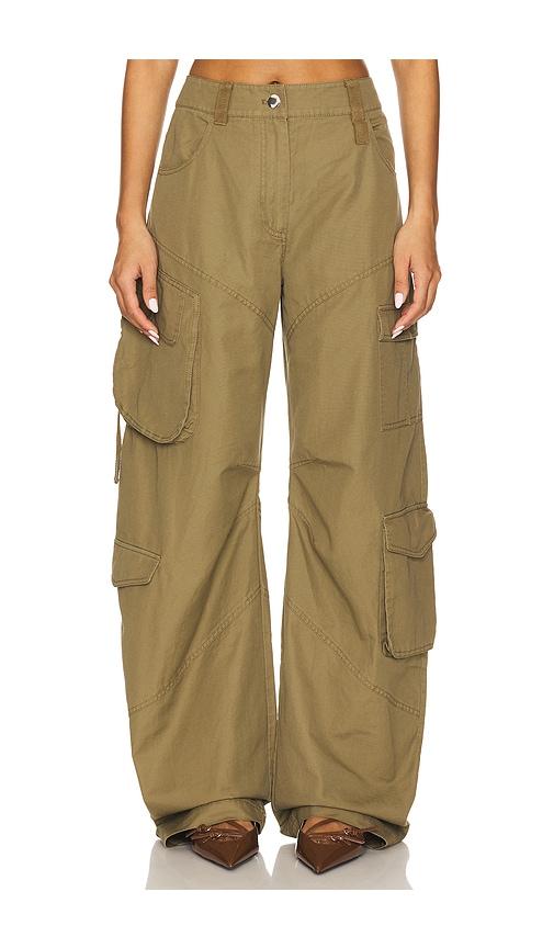 camila coelho gigi pant in olive. - size l (also in s, m)
