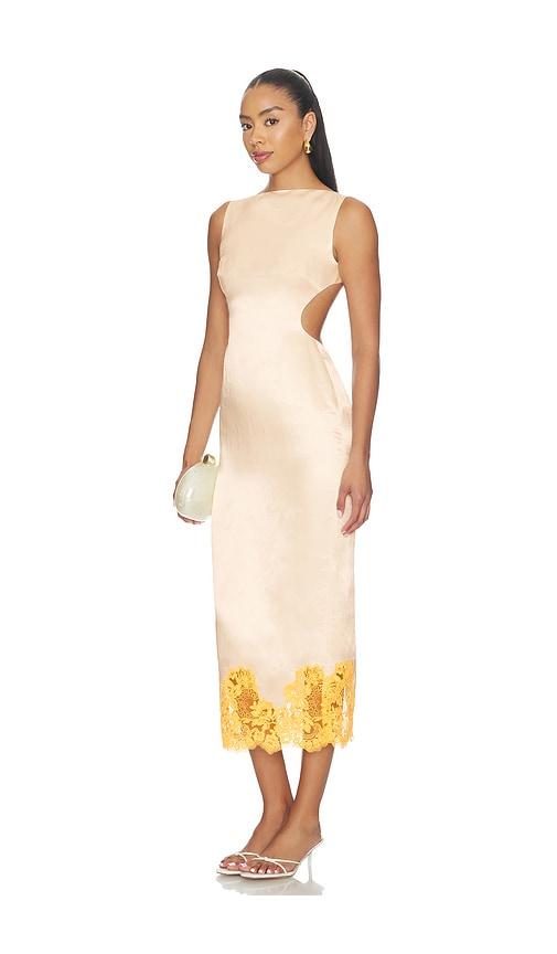camila coelho mireya maxi dress in multi. - size l (also in xxs, s, m, xl)