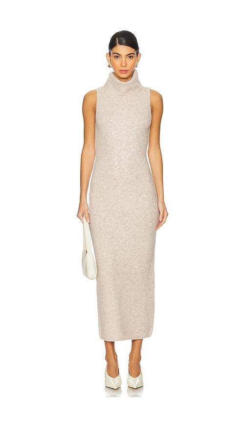 camila coelho noel maxi dress in beige. - size l (also in s, m)
