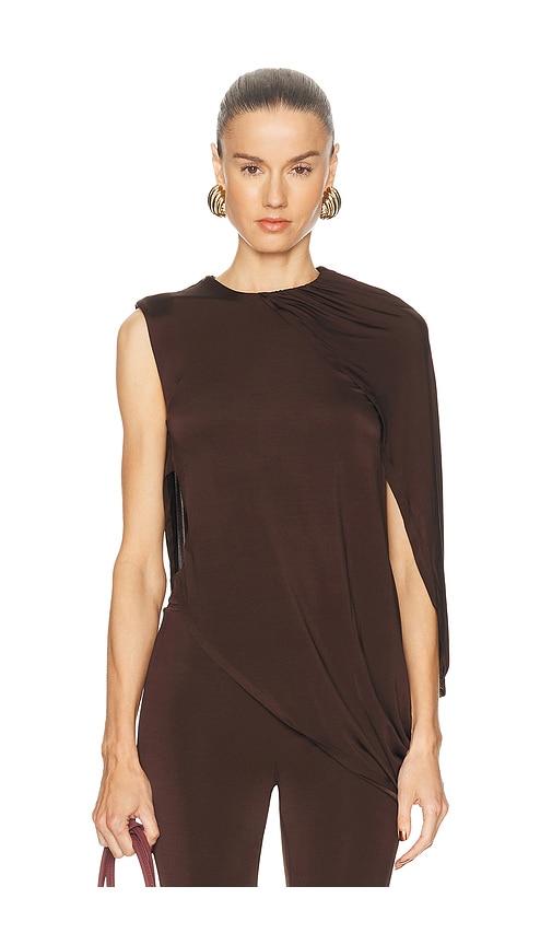 camila coelho ocina top in brown. - size m (also in xs, xxs, s, xl)