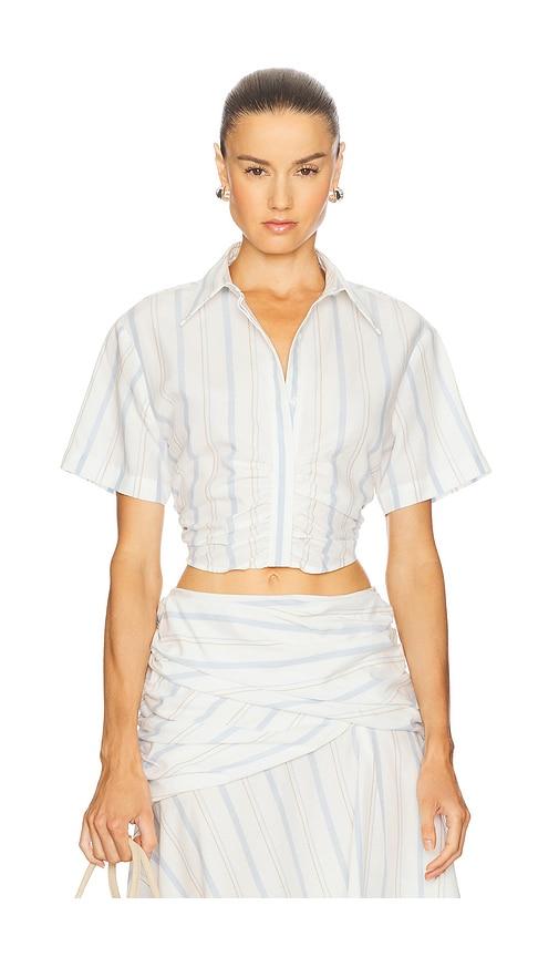camila coelho teagan top in white. - size s (also in xs)